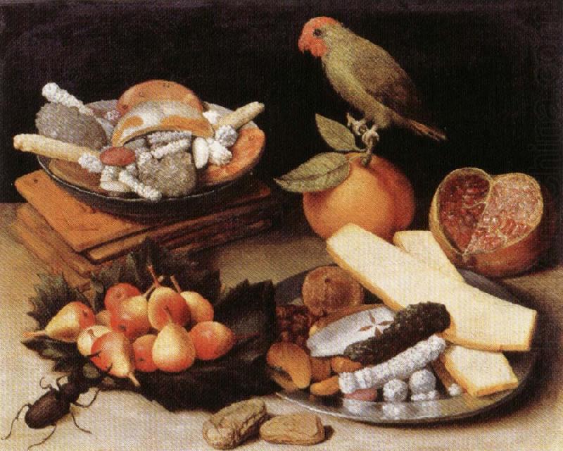 Still Life with Parrot, FLEGEL, Georg